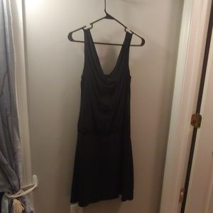 Black Scoop Neck Dress